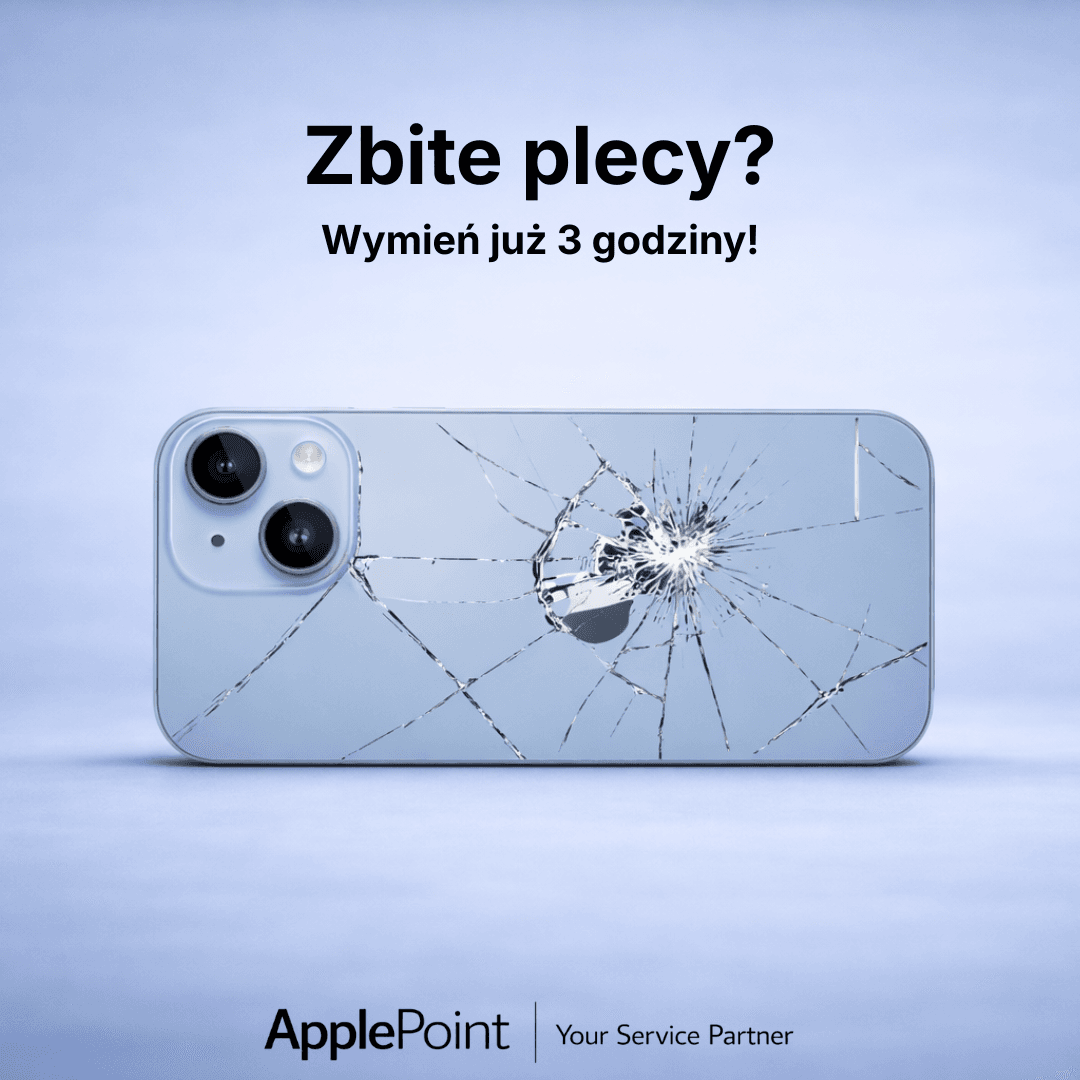 Naprawa zbitych pleców ApplePoint