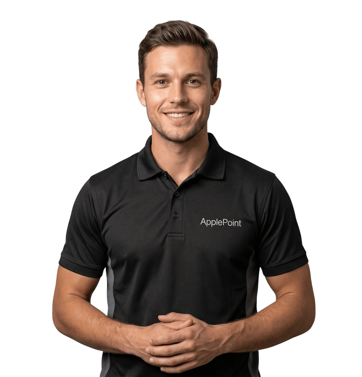 Kurier z paczką dla naprawy wysyłkowej ApplePoint